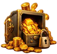 Goudstukken die terugvallen in de hand van een speler, illustratie van de wekelijkse VIP-cashback